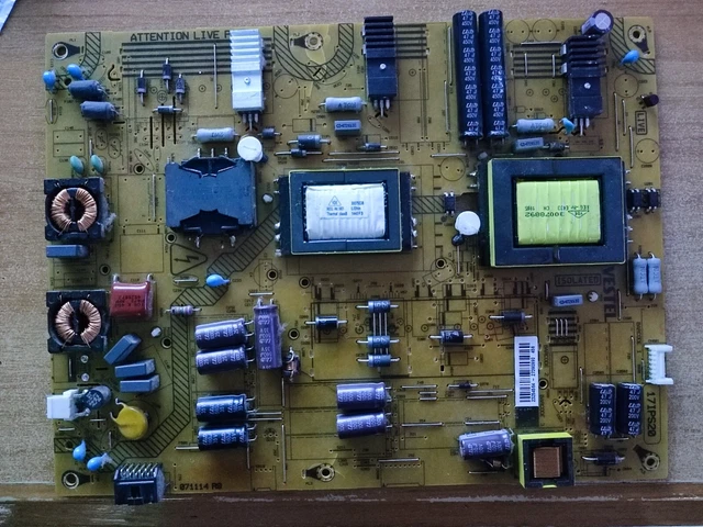 PIECES DETACHEES: Carte d'alimentation Tv Vestel 17IPS72 23396597 28362756 - D'occasion en très bon état PIECES DETACHEES: Carte d'alimentation Tv Vestel 17IPS72 23396597 28362756 - D'occasion en très bon état